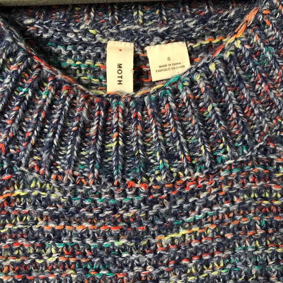 Anthropologie Rainbow Speckled Sweater - Picture 3 of 3